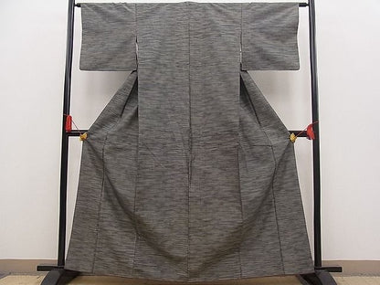 平和屋着物■上質な紬　霞文　逸品　n-pk1390