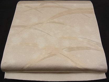 平和屋着物■六通柄袋帯 芝草文様 金糸 逸品 n-pk1967