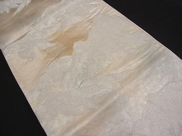 平和屋着物■六通柄袋帯 遠山文 金銀糸 逸品 n-pk1992
