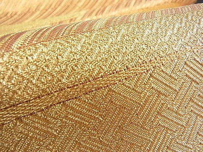 平和屋着物■全通柄袋帯 エ霞吉祥文 金糸 逸品 pn2239