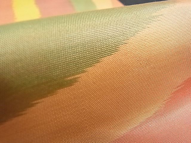 平和屋着物■六通柄袋帯 渦巻き模様 逸品 pn2541