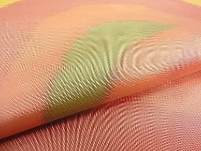 平和屋着物■六通柄袋帯 渦巻き模様 逸品 pn2541