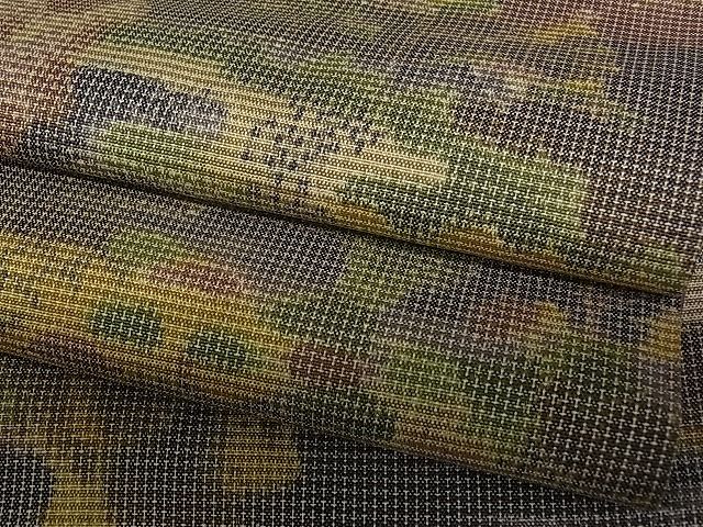 平和屋着物■上質なお召 風景文 逸品 pn2854