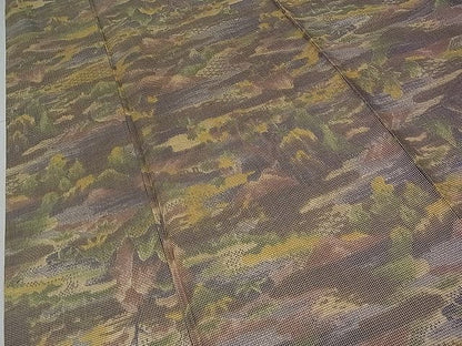 平和屋着物■上質なお召 風景文 逸品 pn2854