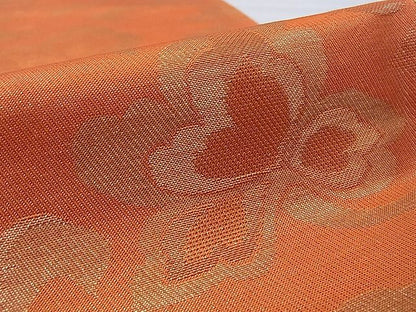 平和屋着物■六通柄袋帯 花唐草文 金糸 逸品 pn4156