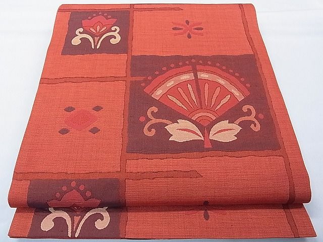 平和屋着物■六通柄袋帯 明日香 逸品 pn4159