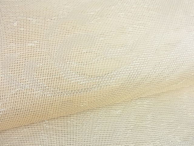 平和屋着物■夏物 六通柄袋帯 立波文 銀糸 逸品 ps8403