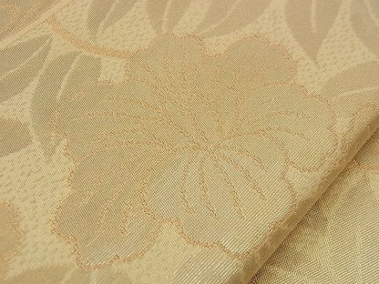 平和屋着物■六通柄袋帯 流水花文 金糸 逸品 n-qw0044