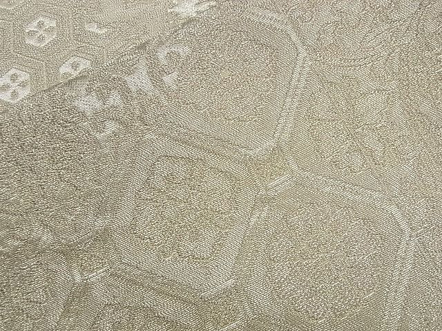 平和屋着物■六通柄袋帯 色紙重ね吉祥文 銀糸 逸品 n-qw0045