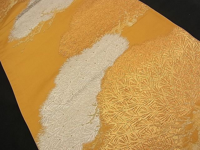 平和屋着物■六通柄袋帯 松 金銀糸 逸品 n-qw0394