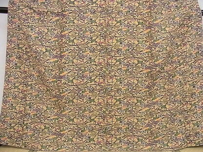 平和屋本店●最高級　城間栄順　本場琉球紅型　小紋　反端付き　着丈167.5cm　裄丈68.5cm　正絹　逸品　kk564