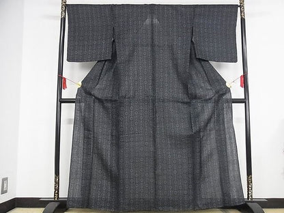平和屋本店＊極上　夏物　重要無形文化財　本場宮古上布　苧麻　着丈162cm　裄丈68cm　逸品　未使用　4kk0106