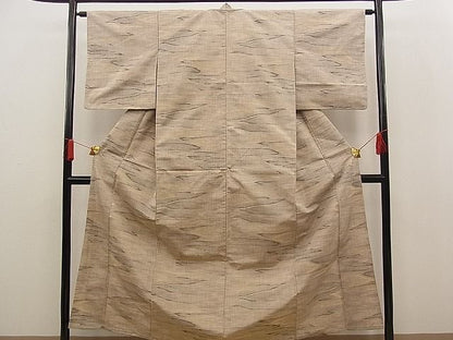 平和屋着物■上質な紬 霞文 逸品 n-rf1383
