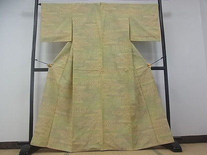 平和屋着物■上質な紬 霞花文 逸品 rt1973