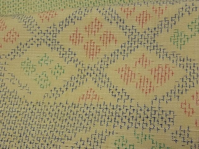 平和屋着物■上質な紬 霞花文 逸品 rt1973