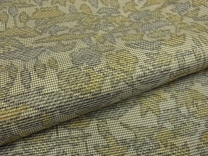 平和屋着物■上質なお召 草木染 風景文 逸品 rt2095