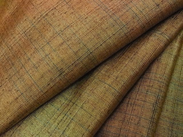 平和屋着物■上質な紬 霞文 手織り暈し 逸品 rt2261