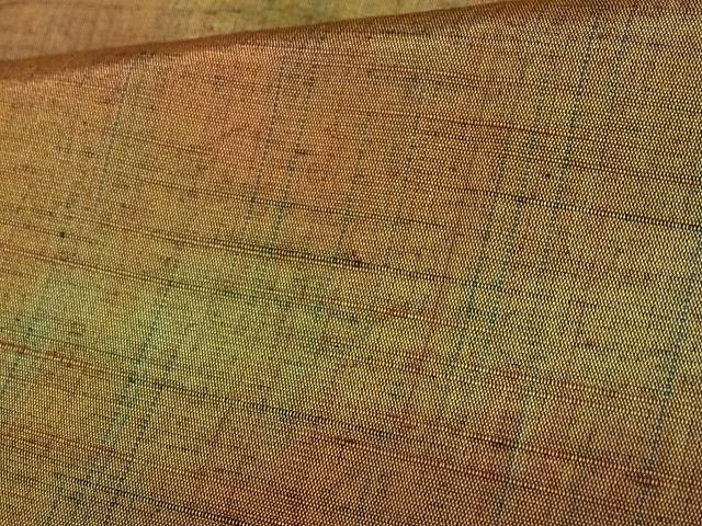 平和屋着物■上質な紬 霞文 手織り暈し 逸品 rt2261