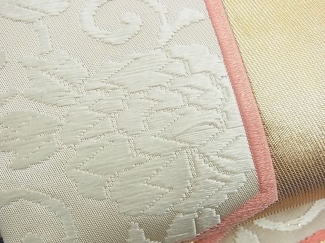 平和屋着物■六通柄袋帯 唐織 亀甲菊唐草 手引箔 逸品 n-rv0018