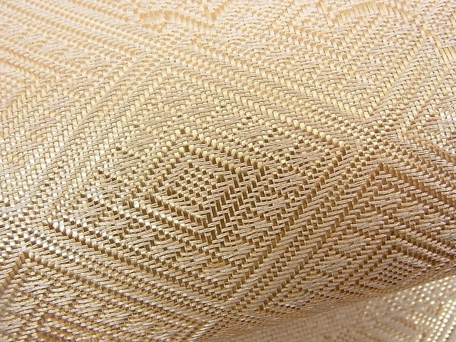 平和屋着物■佐賀錦 全通柄袋帯 雲重ね文 金糸 逸品 n-rv0072