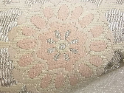 平和屋着物■六通柄京袋帯 唐織 正倉院更紗花文 銀糸 逸品 n-rv0188