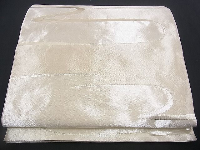 平和屋着物■六通柄袋帯 エ霞文 銀糸 逸品 n-rv0202