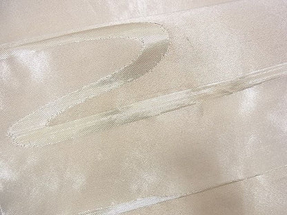 平和屋着物■六通柄袋帯 エ霞文 銀糸 逸品 n-rv0202