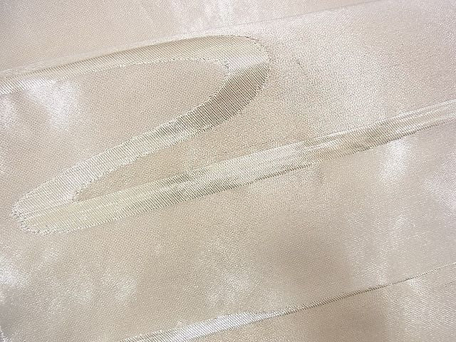 平和屋着物■六通柄袋帯 エ霞文 銀糸 逸品 n-rv0202