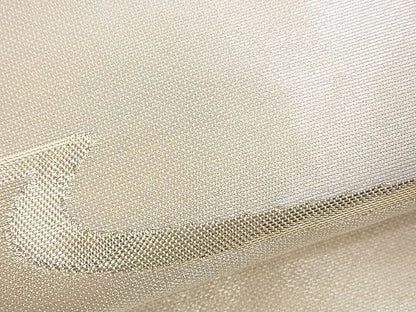 平和屋着物■六通柄袋帯 エ霞文 銀糸 逸品 n-rv0202
