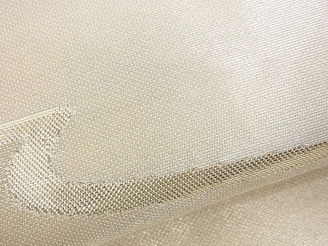 平和屋着物■六通柄袋帯 エ霞文 銀糸 逸品 n-rv0202