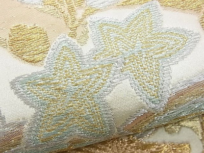 平和屋着物■六通柄京袋帯 鳳凰束ね熨斗桐文 金銀糸 逸品 n-rv0252