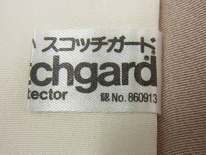平和屋本店■極上　加賀友禅の巨匠　初代　由水十久　訪問着　花鳥文　白山沙参　逸品3s1158