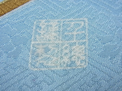 期間限定セール20％off●極上　創業460年・千總　振袖　駒刺繍　吉祥花文　金彩　反端付き　逸品3s1160