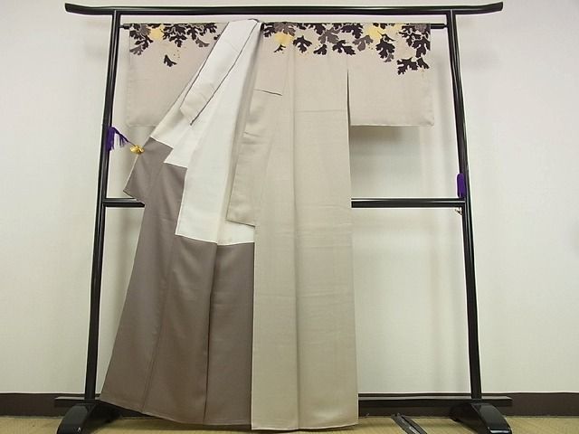 平和屋本店●極上　ジャパンオートクチュール　渡辺雪三郎　訪問着　南天文　金彩　逸品　未使用2s118