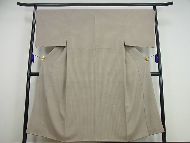 平和屋本店●極上　男性　人間国宝　小宮康孝　江戸小紋　間道　逸品3s1841