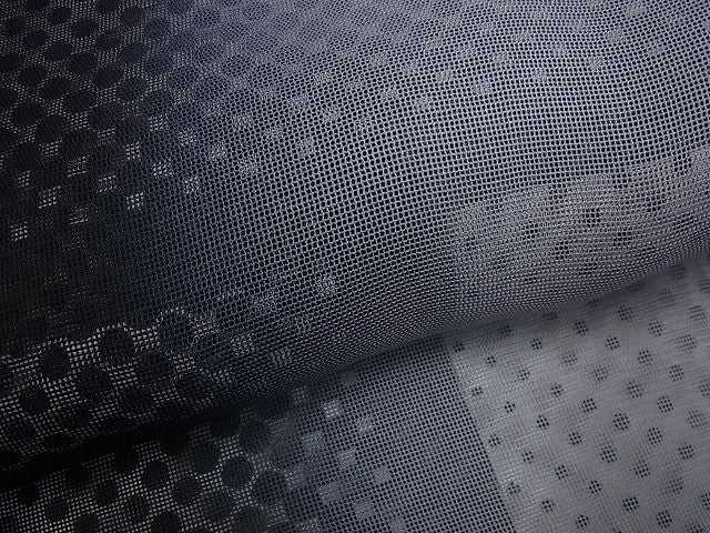 平和屋本店▽極上 訪問着 紗袷 無双 紗×絽 幾何学文様 逸品3s2157