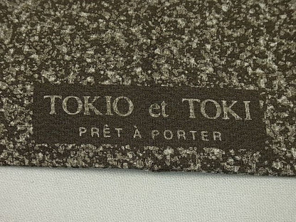 平和屋本店■極上　人間国宝　羽田登喜男　TOKIOetTOKI　訪問着　鴛鴦草花丸文　金彩　逸品3s2193