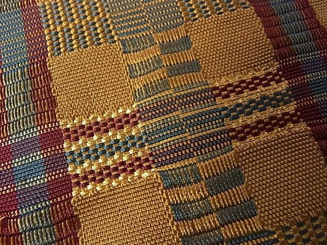 平和屋本店●極上　龍村平蔵製　本袋帯　吉野間道　逸品　未使用s234