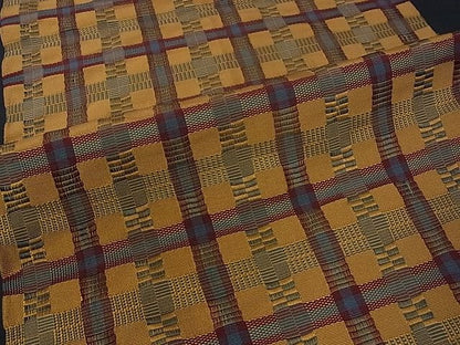 平和屋本店●極上　龍村平蔵製　本袋帯　吉野間道　逸品　未使用s234