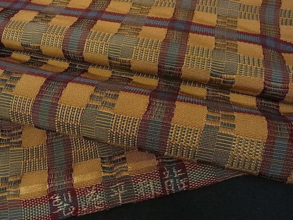 平和屋本店●極上　龍村平蔵製　本袋帯　吉野間道　逸品　未使用s234