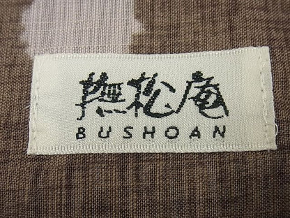 平和屋本店■極上　撫松庵　セオアルファ　小紋・浴衣兼用　薔薇　洗える着物　未使用3s2913