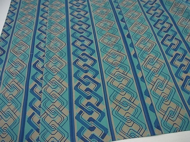 期間限定セール35％off■極上　夏物　浴衣　銀座もとじ　竺仙　菱繋ぎ　綿　たとう紙付き　逸品　未使用3s3078