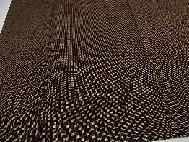 平和屋本店▽超希少 男性 伊兵衛織 工芸手織 アンサンブル 単衣 逸品3s3389