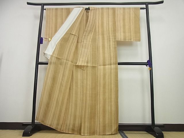 平和屋本店＊超希少 夏物 重要無形文化財 本場宮古上布 苧麻 証紙付き 逸品 未使用3s3438