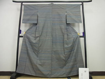 平和屋本店●希少 人間国宝 志村ふくみ 紬 靜 色紙付き 逸品3s3440