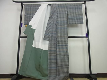 平和屋本店●希少 人間国宝 志村ふくみ 紬 靜 色紙付き 逸品3s3440