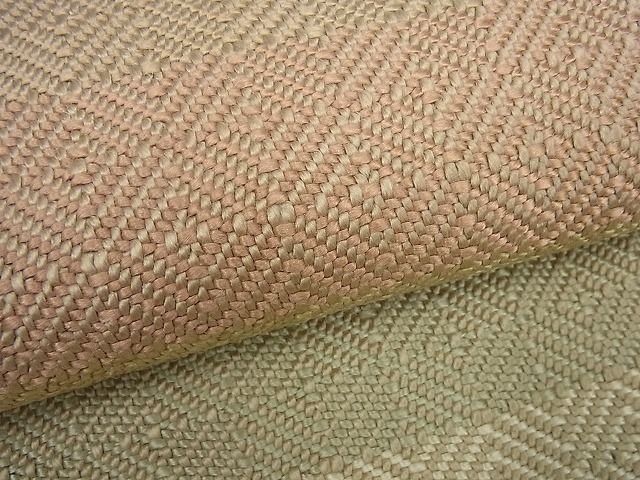 平和屋本店●超希少　伊兵衛織　工芸手織　八寸名古屋帯　入子菱　逸品3s3685