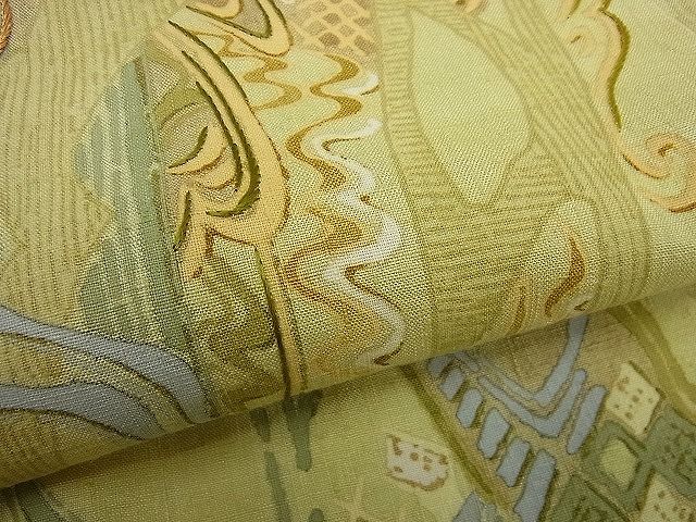 平和屋本店●超希少 創業460年・千總 訪問着 本場結城紬地 松坂屋扱い 逸品 未使用3s3896
