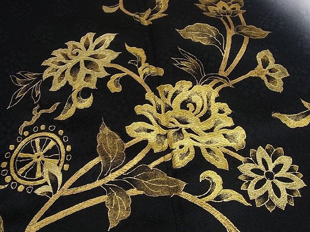 期間限定セール30％off●希少　龍村美術織物　訪問着　鳳凰更紗文　暈し染め　金彩　逸品　2s408