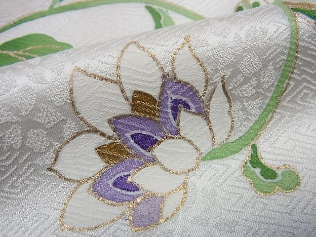 期間限定セール30％off●希少　龍村美術織物　訪問着　鳳凰更紗文　暈し染め　金彩　逸品　2s408